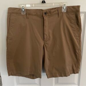 Goodfellow Men's Stretch Shorts Size 36- Khaki